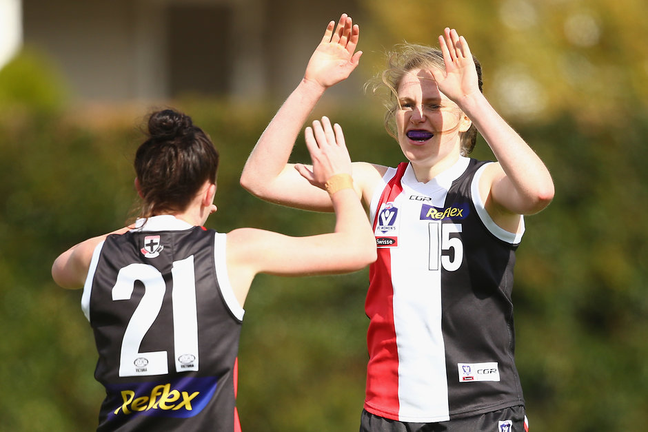 VFLW 2018 Round 01 - Southern Saints v Carlton The Southern Saints have defeated Casey Demons in a thriller at Casey Fields on Sunday afternoon. - AFLW